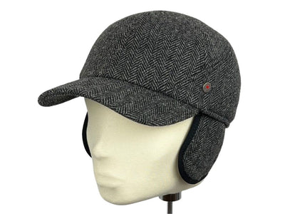 BASECAP EF HERRINGBONE   SHETLAND ANTHRA