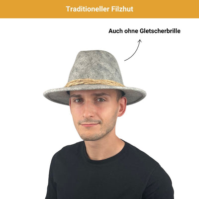 Gletscherhut mit Brille Mauerer