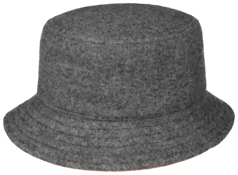 BUCKET WOOL DOUBLEFACE   STETSON GRAU