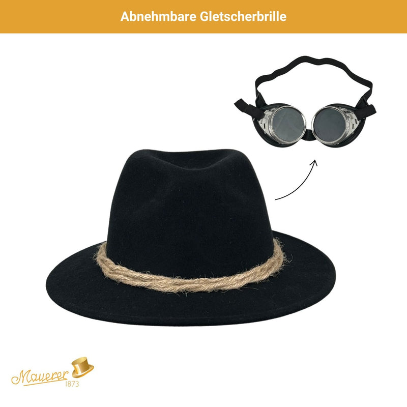 Gletscherhut mit Brille Mauerer