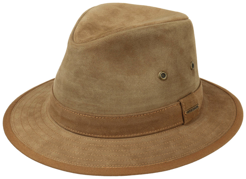 TRAVELLER CALF LEATHER STETSON BEIGE