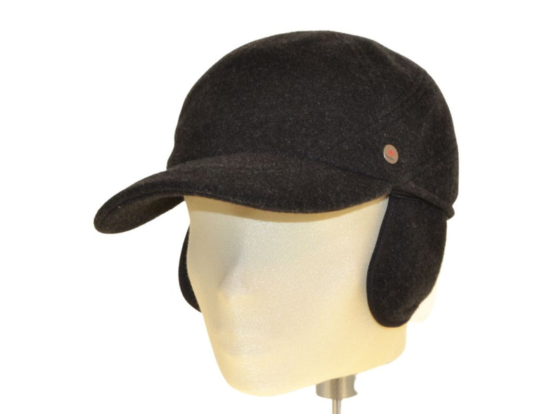 NEW BASECAP WOLLVELOUR TEFLON ANTHRA