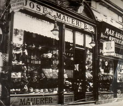 Mauerer Stammhaus auf der Mariahilfer Straße, Hutgeschäft