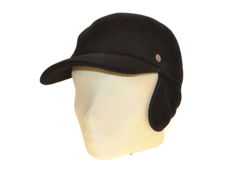 NEW BASECAP WOLLVELOUR TEFLON SCHWARZ