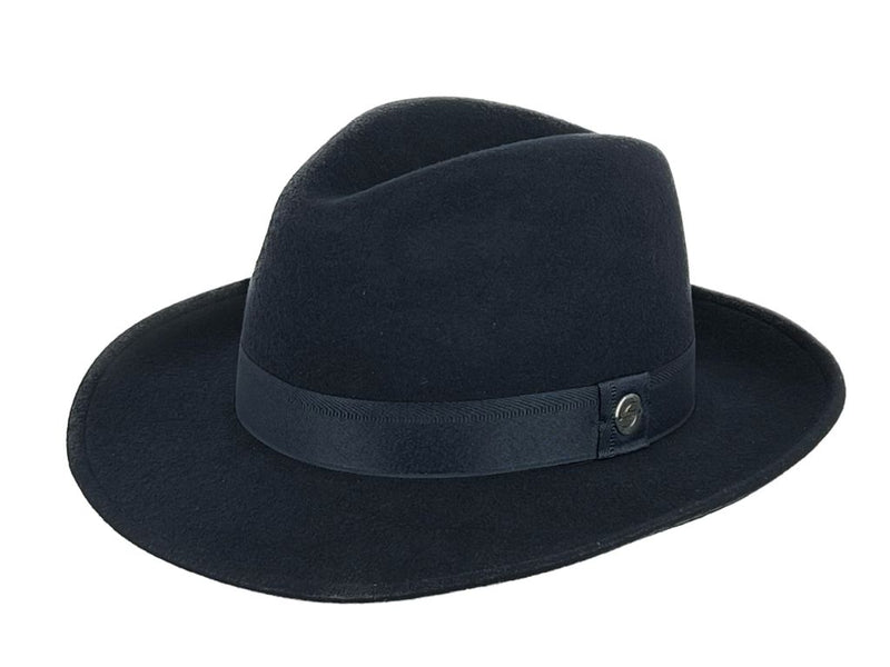 FEDORA 100% WOLLE NAVY