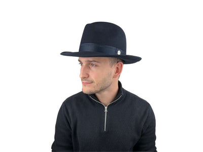 FEDORA 100% WOLLE NAVY