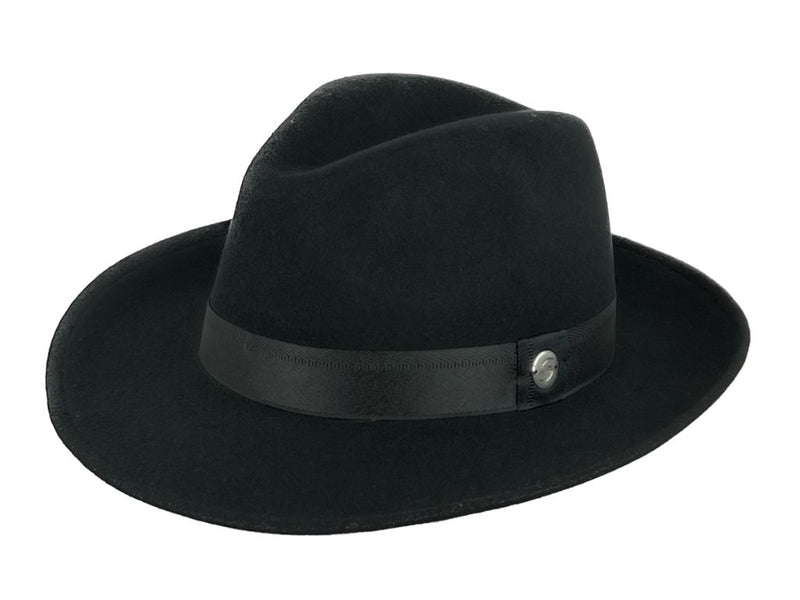 FEDORA 100% WOLLE        SCHWARZ