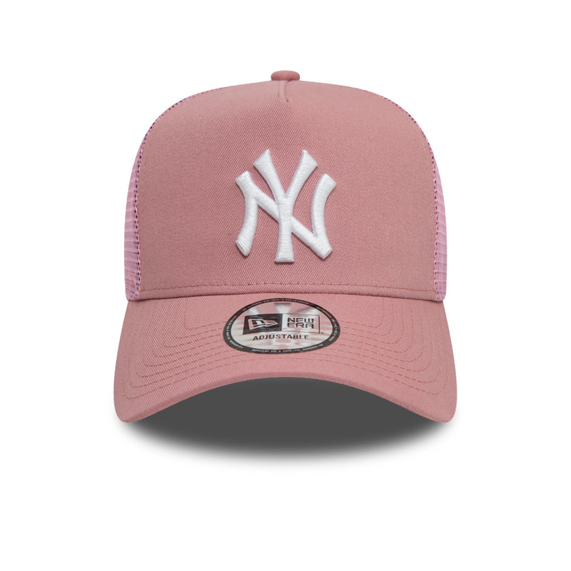 Trucker Cap NY Yankees New Era Rose White