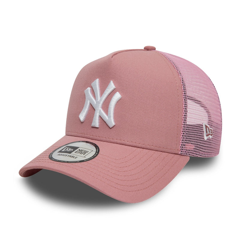 Trucker Cap NY Yankees New Era Rose White