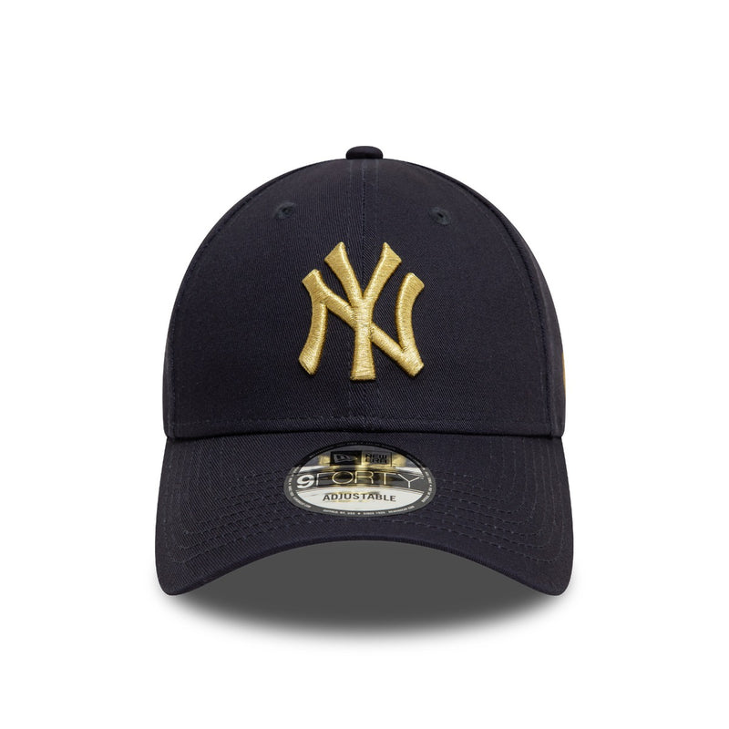 Metallic 9Forty NY Yankee New Era Navy Gold