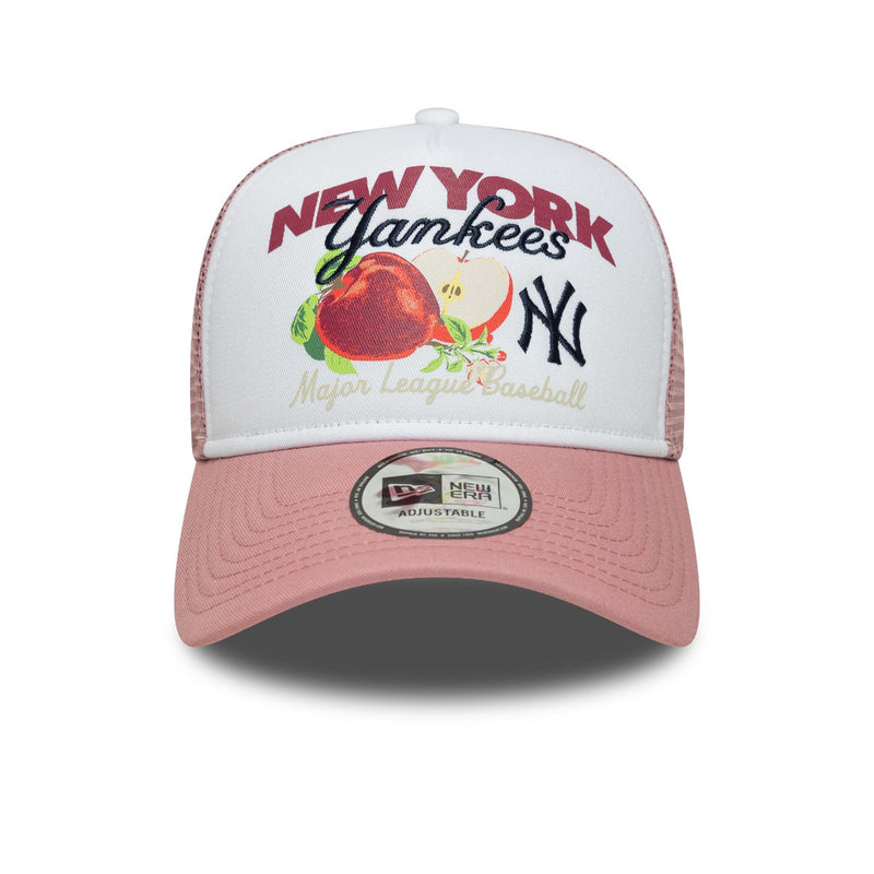 New Era Trucker Cap Graphic NY Fruit White/Rose