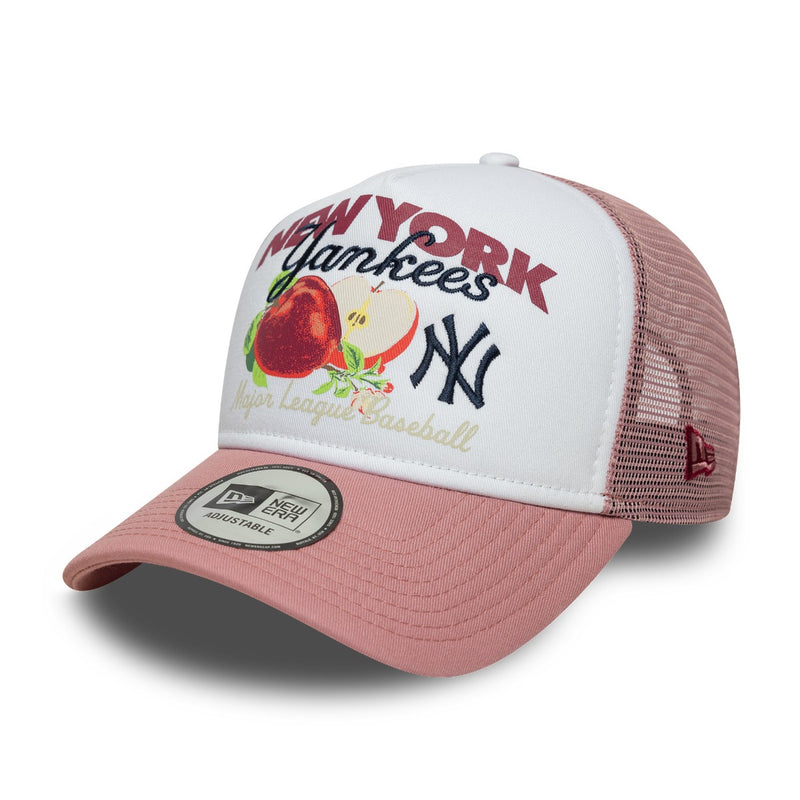 New Era Trucker Cap Graphic NY Fruit White/Rose