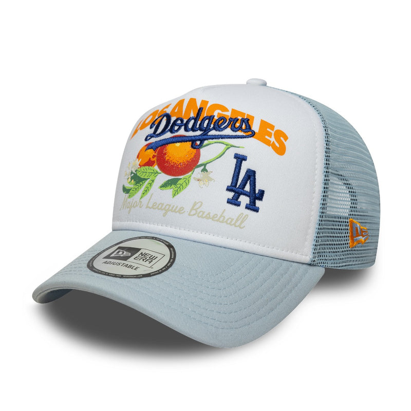 New Era Trucker Cap Graphic Los Angeles Dodgers Blau