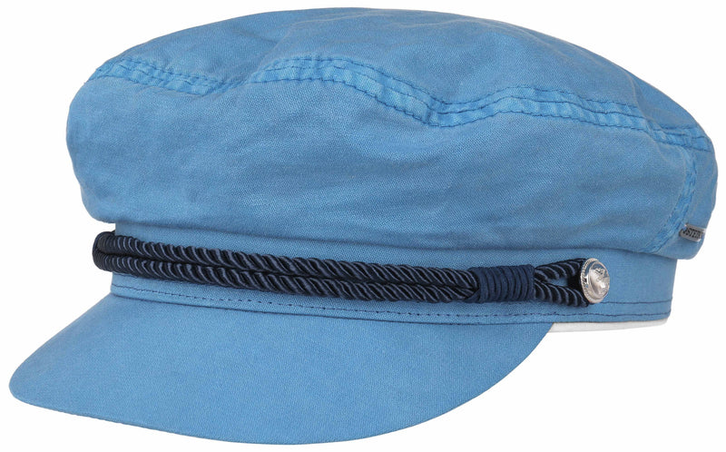 RIDERS CAP DYED COTTON STETSON BLAU