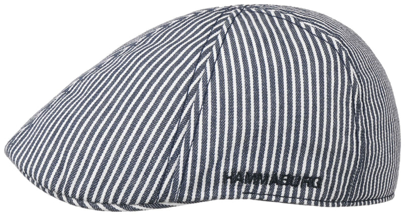 Duck Cap Cotton Stripe Hammaburg Blue White