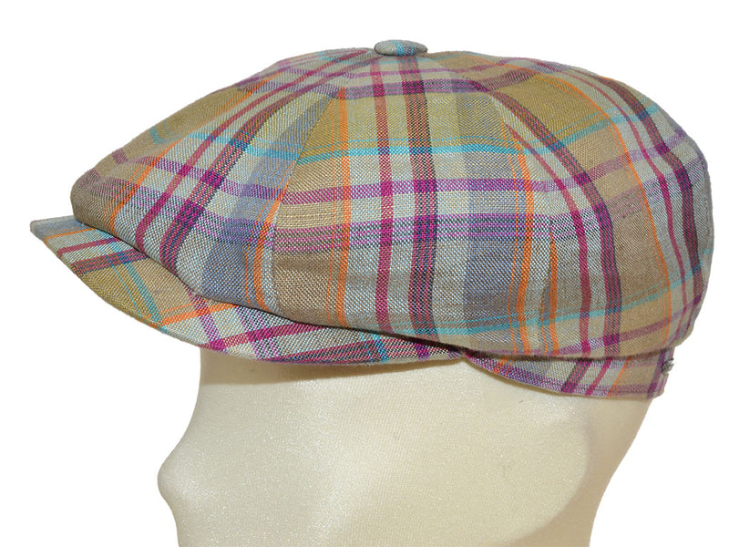 HATTERAS LINEN CHECK STETSON MULTI