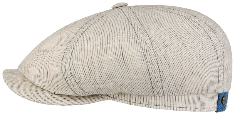 Hatteras Leinen Stripe Schirmmütze Stetson