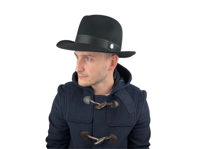 FEDORA 100% WOLLE        SCHWARZ