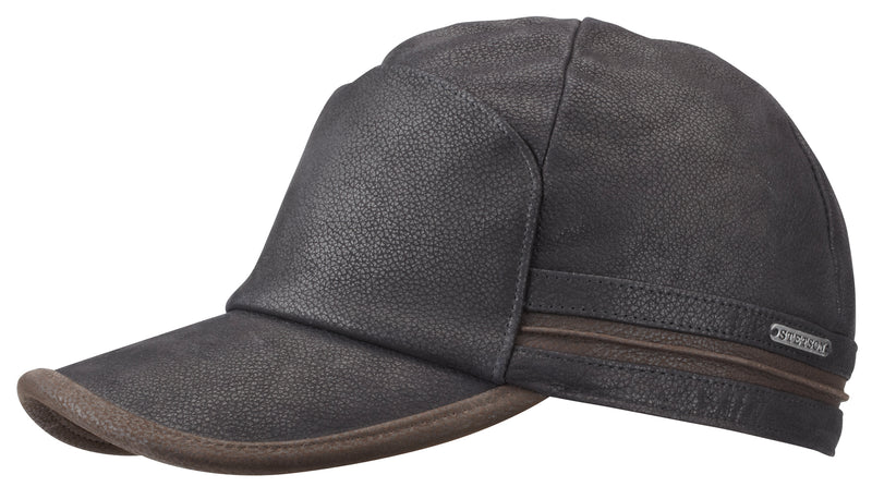 BYERS BASEBALLCAP COWHIDESTETSON SCHWARZ