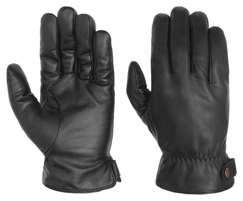 GLOVES GOAT NAPPA CONDUCT STETSON BLACK