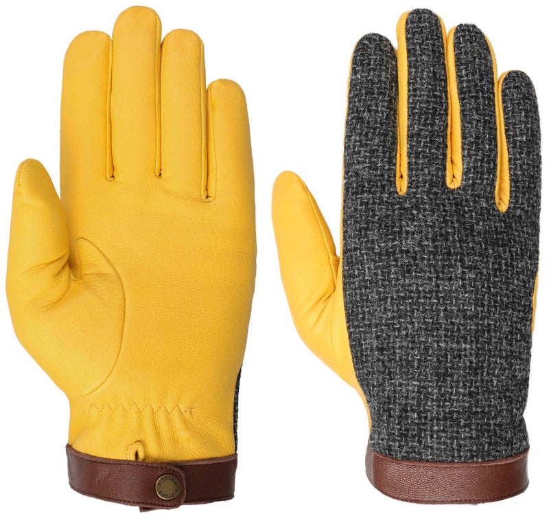 GLOVES DEER WOOL STETSON GELB