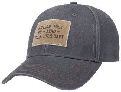 BASEBALL CAP COTTON STETSON GRAU - Hut - online.at