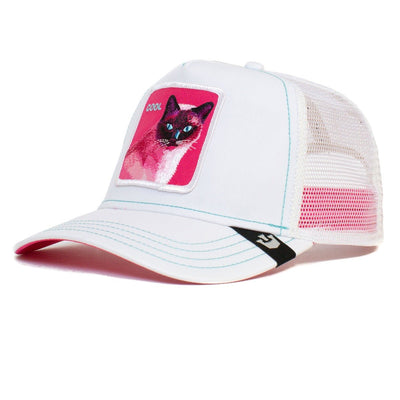 BASEBALL KITTY TRIP GOORIN BROS WHITE - Hut - online.at