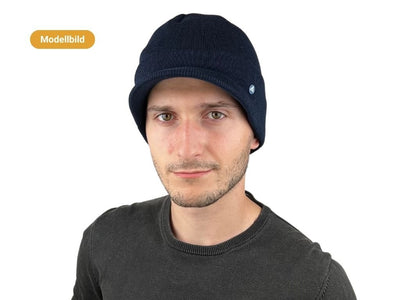 BEANIE WOOL ACRYL SCHIRM HAMMABURG GRAU - Hut - online.at