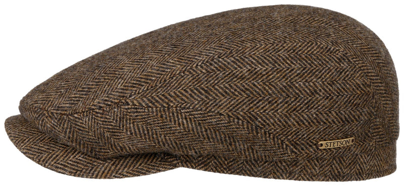 BELFAST WOOLRICH HERRINGB STETSON BRAUN 56 - Hut - online.at