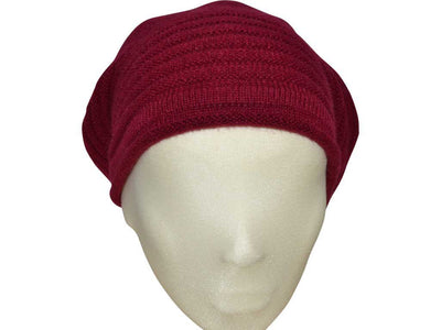 BERRETTO OVERSIZE BORDO FEINSTES CASHMERE OSFA - Hut - online.at