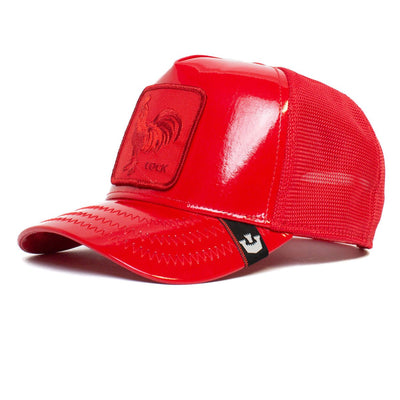 BIG RED - PATENT LEATHER GOORIN BROS RED - Hut - online.at