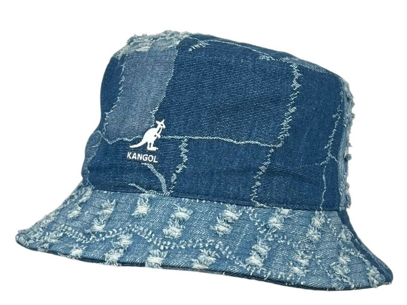 Denim Mashup Bucket Kangol Medium Blue - Hut - online.at