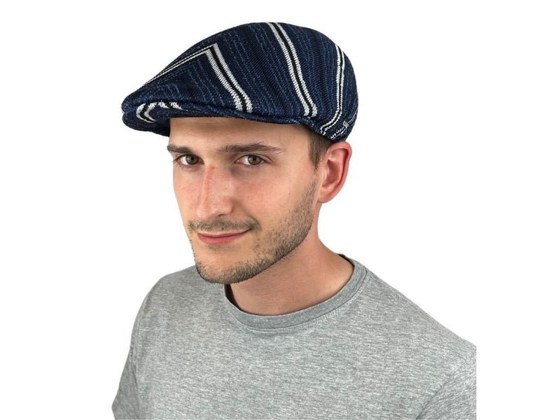 Diagonal Stripes 507 Kangol Navy - Hut - online.at