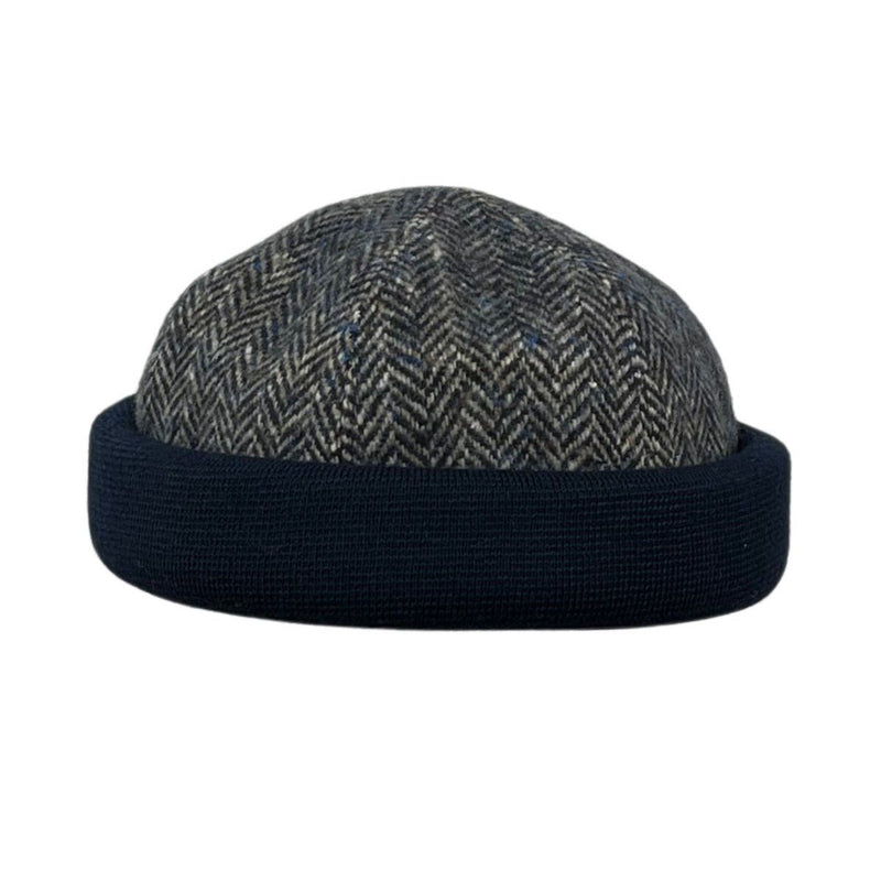 Docker Herringbone Navy ALFONSO D´ESTE 57 - Hut - online.at