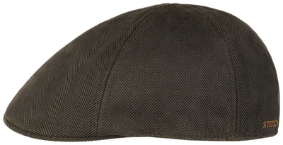 DUCK CAP HERRINGBONE STETSON BRAUN S - Hut - online.at