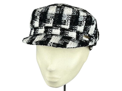 ELLA FISHERMEN CAP BRONTE BLACK WHITE - Hut - online.at