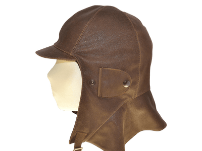 FLIEGERHAUBE GOAT LEDER BULLANI ANTIK - Hut - online.at