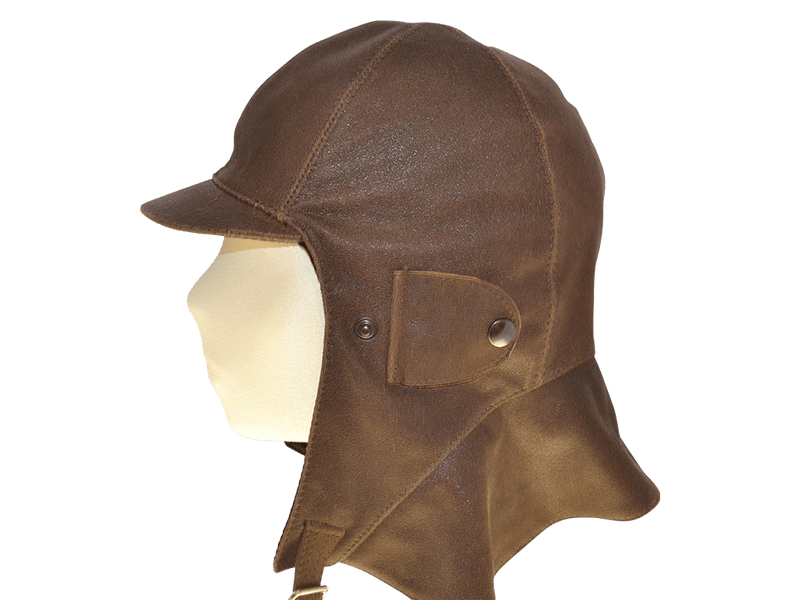 FLIEGERHAUBE GOAT LEDER BULLANI ANTIK - Hut - online.at