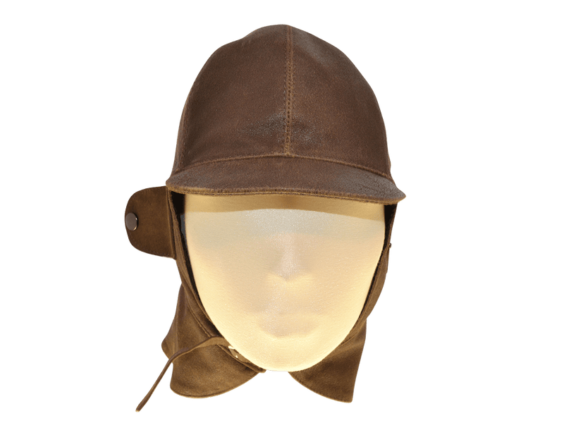 FLIEGERHAUBE GOAT LEDER BULLANI ANTIK - Hut - online.at