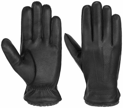 GLOVES DEER CASHMERE STETSON BLACK S - Hut - online.at