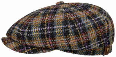 HATTERAS HARRIS TWEED STETSON NAVY YELLOW 56 - Hut - online.at