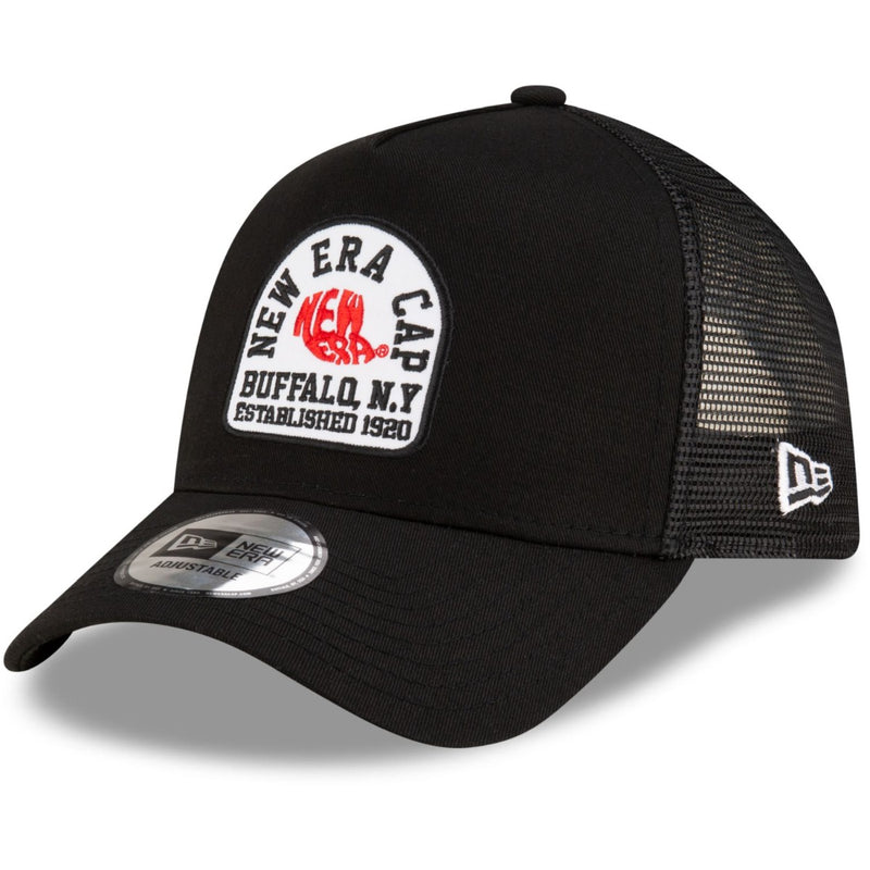 Trucker Cap State Patch New Era Schwarz