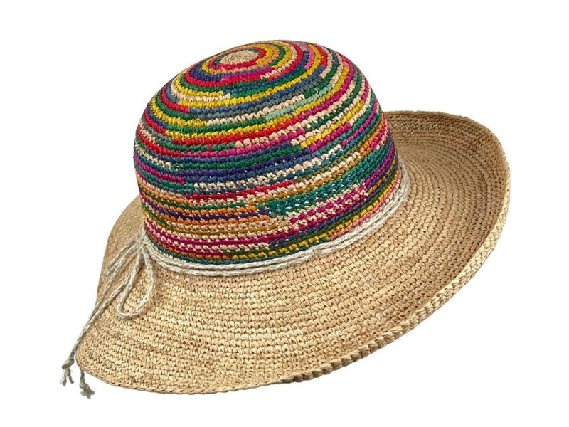 Raffia Flapper Multi - Hut - online.at