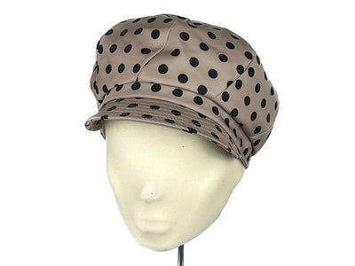 Rainy Cap Dots Fleur De Lis Beige - Hut - online.at