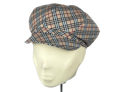 Rainy Cap Karo Fleur De Lis Beige - Hut - online.at