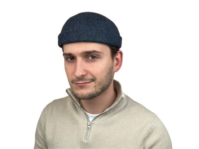 SAILOR SKULLCAP HERRINGBO BULLANI BLAU - Hut - online.at