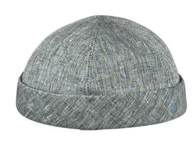 Sailor Skullcap Leinen Bullani Grau - Hut - online.at