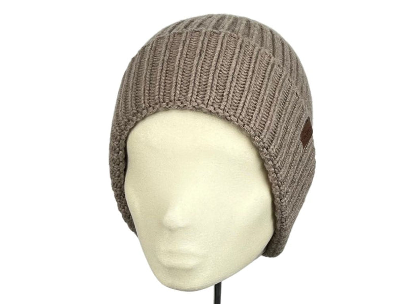 STRICKMÜTZE MERINO CASHME TAUPE - Hut - online.at