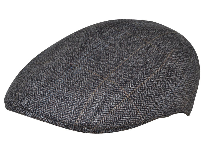 STRIPE TWEED FISCHGRAT MAUERER ANTHRA - Hut - online.at