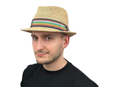 TRILBY RAFFIA NATUR MULTICOLOR - Hut - online.at